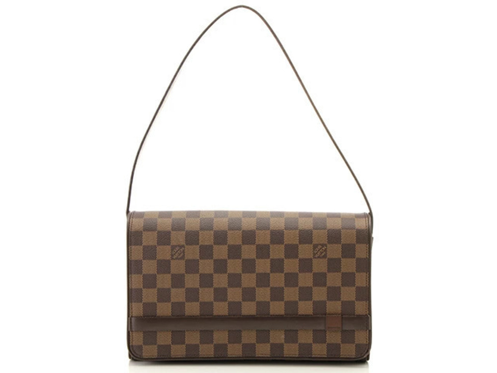 LOUIS VUITTON Tribeca Long Damier Ebene Brown K